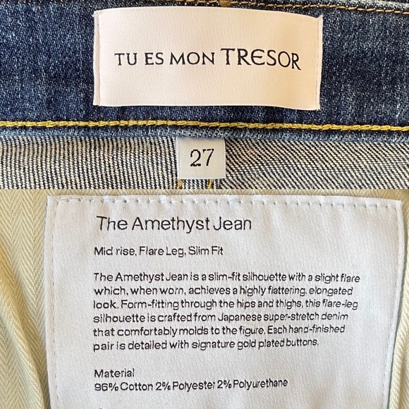 NWT Tu es mon TRESOR The Amethyst Jean 1 Year - Picture 12 of 16